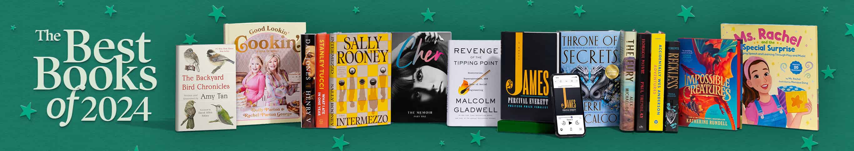 The Best Books of 2024 including What I Ate In One Year, Under His Wing, Good Lookin' Cookin', Revenge of the Tipping Point and Accidentally Wes Anderson Adventures. Explore Now